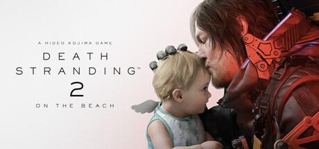High-quality image from Death Stranding 2 showing a character and a child on the beach.